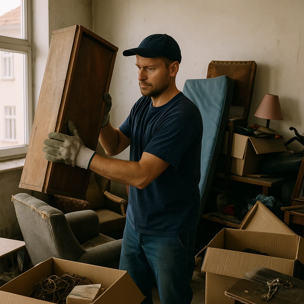 Räumung in einer Wohnung in Wien 1020 Leopoldstadt